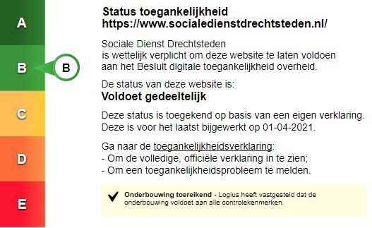 Toegankelijkheidsverklaring